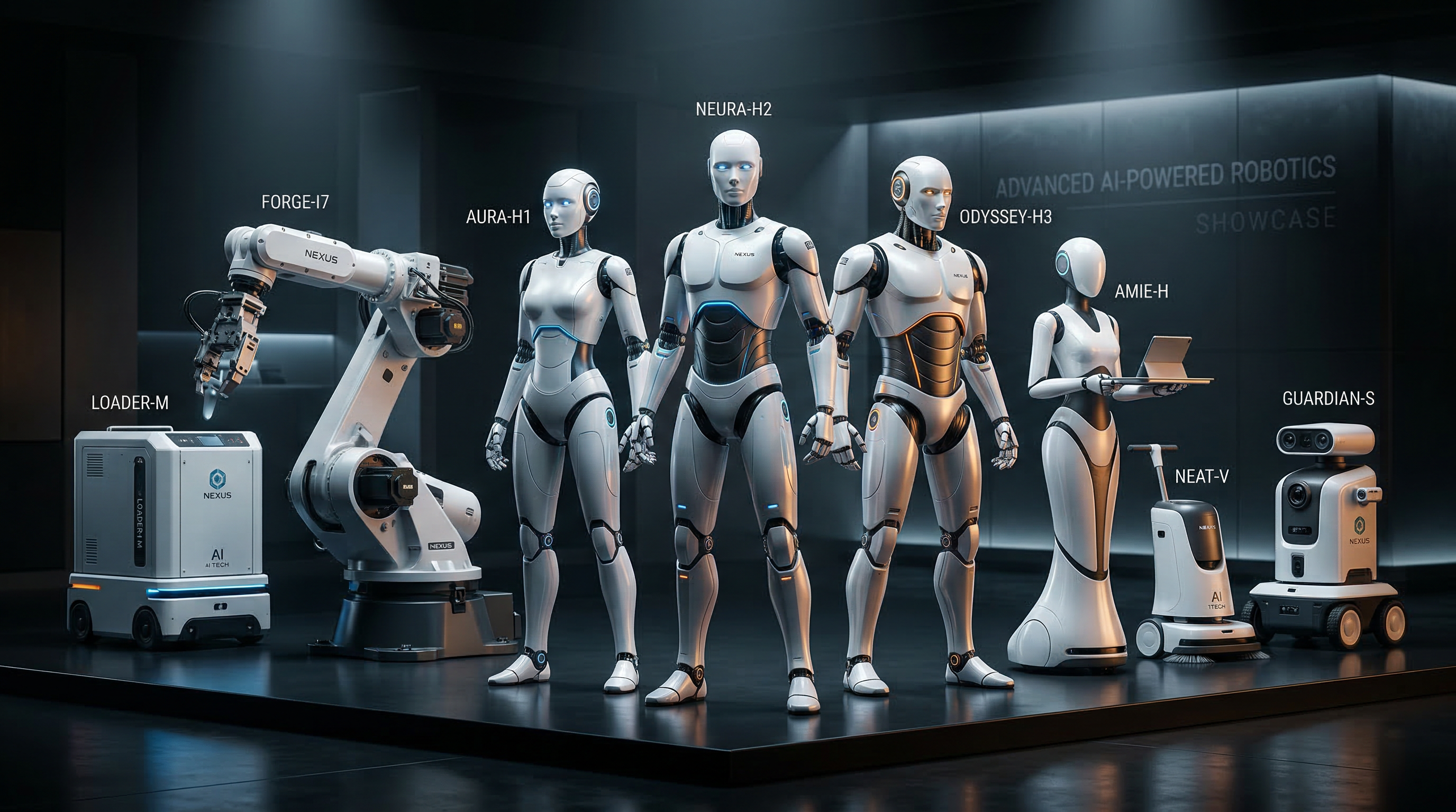 General purpose AI-powered robotics lineup